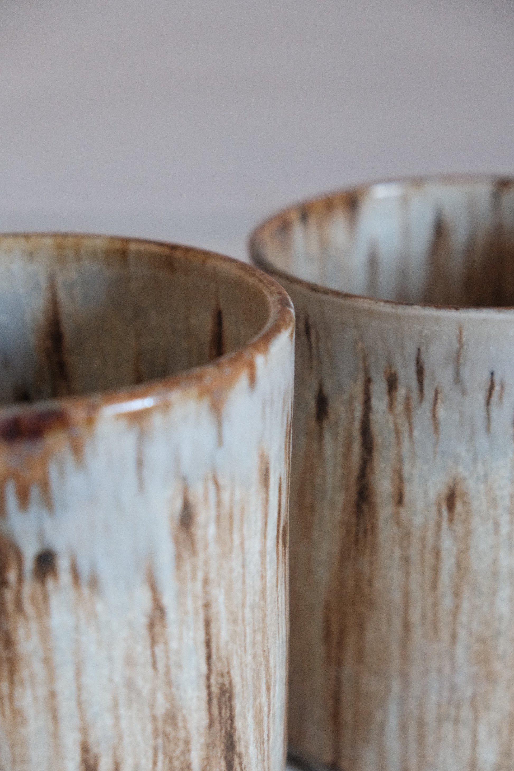 Winter Wood Ceramic Cups