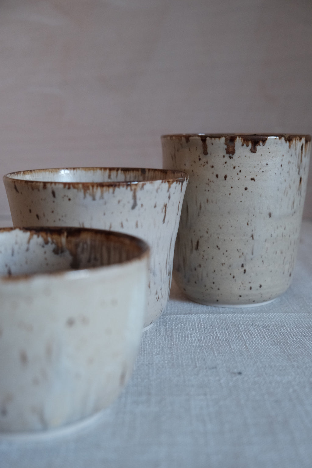 Winter Wood Ceramic Cups